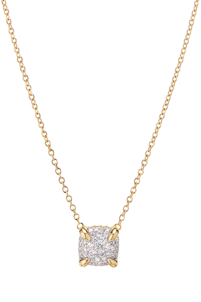 Petite Chatelaine Pendant, 18k Gold & Diamond
